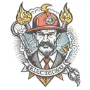 electrician tattoo design idea