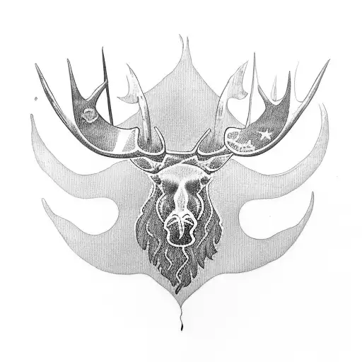 chocolate moose tattoo design idea