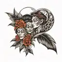 looking for a 3/4 sleeve depicting family, my son Cameron born, my father who passed away. my sister Kristen tattoo design idea