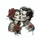looking for a 3/4 sleeve depicting family, my son Cameron born, my father who passed away. my sister Kristen tattoo design idea
