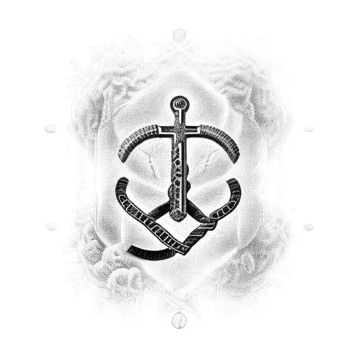 A collection of ancient medical symbols intertwined with biblical verses, showcasing the doctor's devotion to both medicine and Christianity tattoo design idea