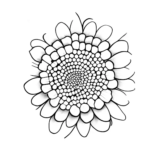 chamomile tattoo design idea
