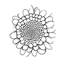 chamomile tattoo design idea