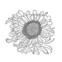 chamomile tattoo design idea