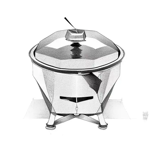 Moka pot tattoo design idea