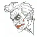 simple joker tattoo design tattoo design idea