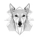 Greyhound  tattoo design idea