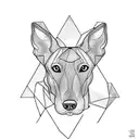Greyhound  tattoo design idea