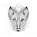 Greyhound  tattoo design idea