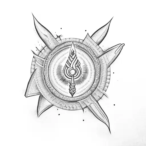 Om Trishul Tattoo Symbol Collection Stock Vector (Royalty Free) 2221489445  | Shutterstock