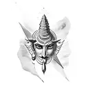 Mahadev trishul  tattoo design idea