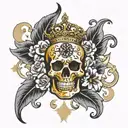 imperial bée logo tattoo design idea