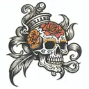 imperial bée logo tattoo design idea