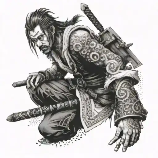 Yojimbo final fantasy x  tattoo design idea