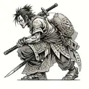 Yojimbo final fantasy x  tattoo design idea