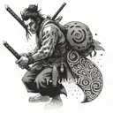 Yojimbo final fantasy x  tattoo design idea