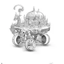 a coffin with wheels  tattoo design idea