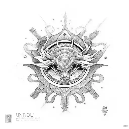 5 claves de sol unidas tattoo design idea