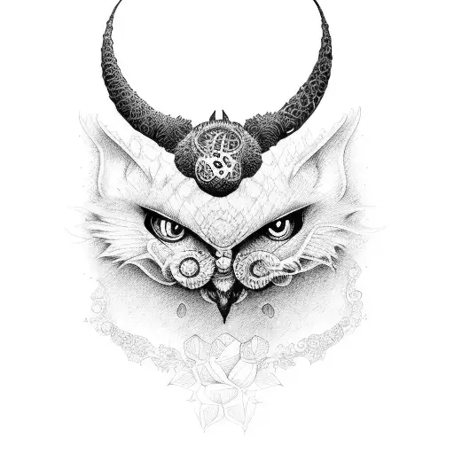 lilith y eva tattoo design idea