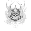 lilith y eva tattoo design idea