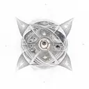 astronomy tattoo design idea