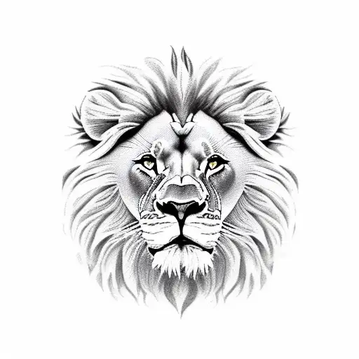 lion turtle tattoo design idea