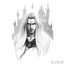 alucard portrait from castlevania tattoo design idea