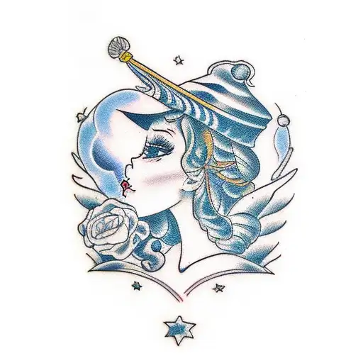 Name "Giorgia" with date "24 July 2000" tattoo design idea