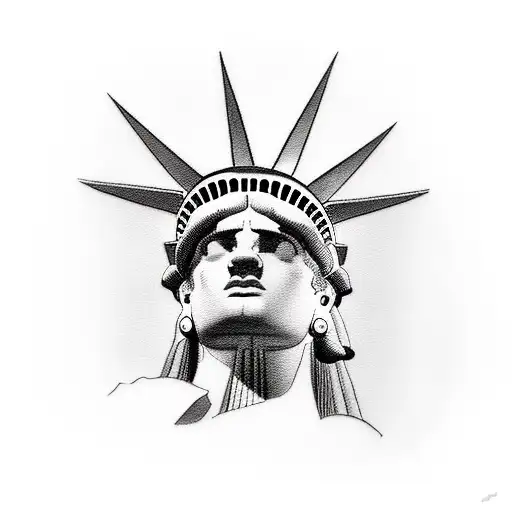 Harlem, NY, Apollo theater , cotton club, statue of liberty tattoo design idea
