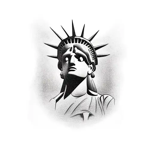 Harlem renaissance, NY, Apollo theater , cotton club, statue of liberty tattoo design idea