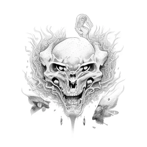 amor tattoo design idea