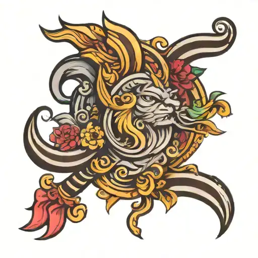 mythological stripe for wrist tattoo design idea