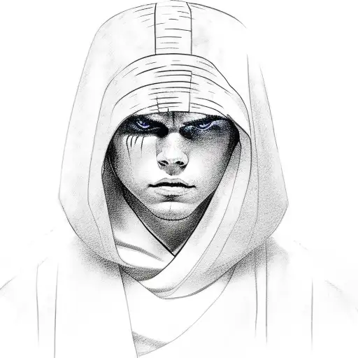 anakin skywalker crying  tattoo design idea