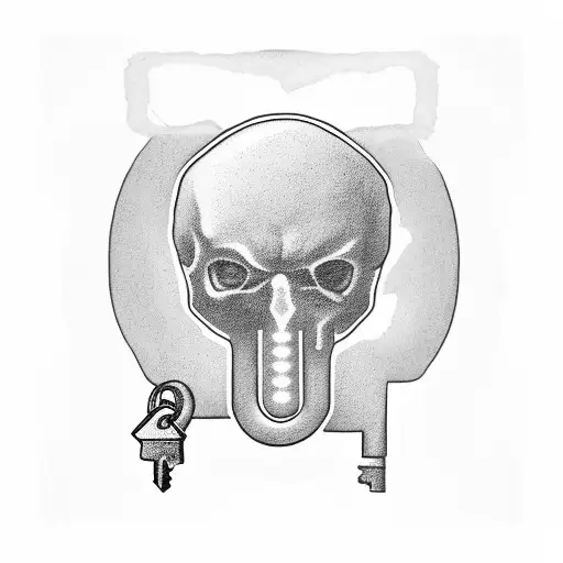 he holds the key, to your life and mine tattoo design idea