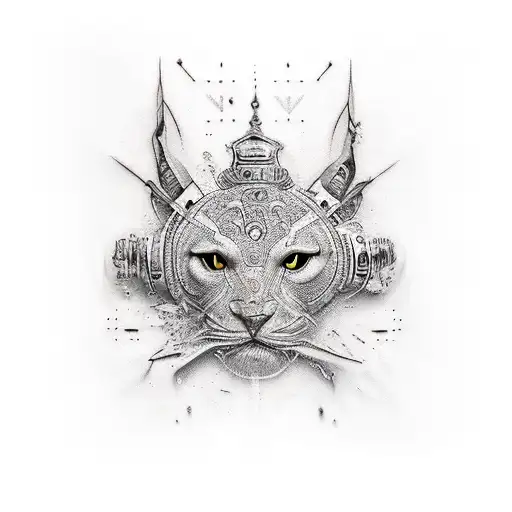 spiritual tattoo design idea