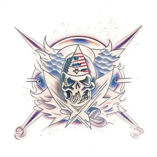 mind pure chaos tattoo design idea