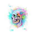 my mind is pure chaos tattoo design idea