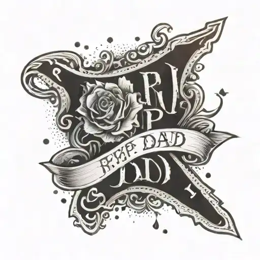 RIP Dad  tattoo design idea