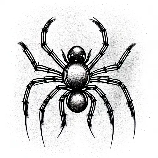 Spider tattoo design idea