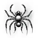 Spider tattoo design idea