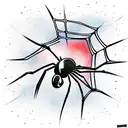 Spider tattoo design idea