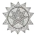 pentagram   tattoo design idea