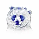 bear emotions tattoo design idea