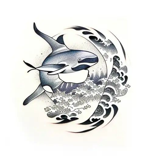orca  tattoo design idea
