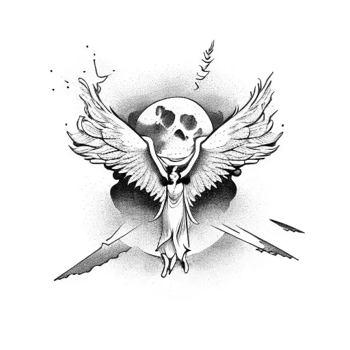 Falling icarus  tattoo design idea