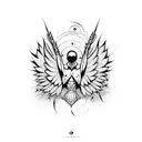 Falling icarus  tattoo design idea