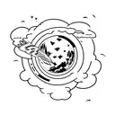 Falling icarus  tattoo design idea