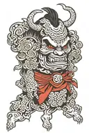 orc  tattoo design idea
