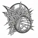 software developer basketball tattoo design idea