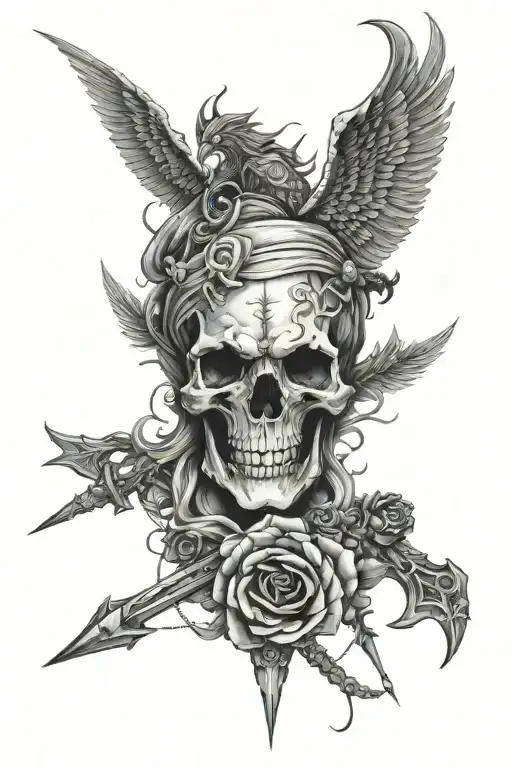 no mercy 4 my enemies tattoo design idea